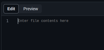 Enter your payload file contents