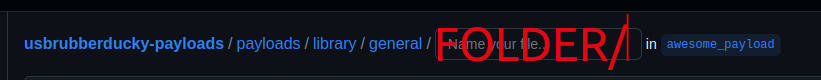 Create a folder