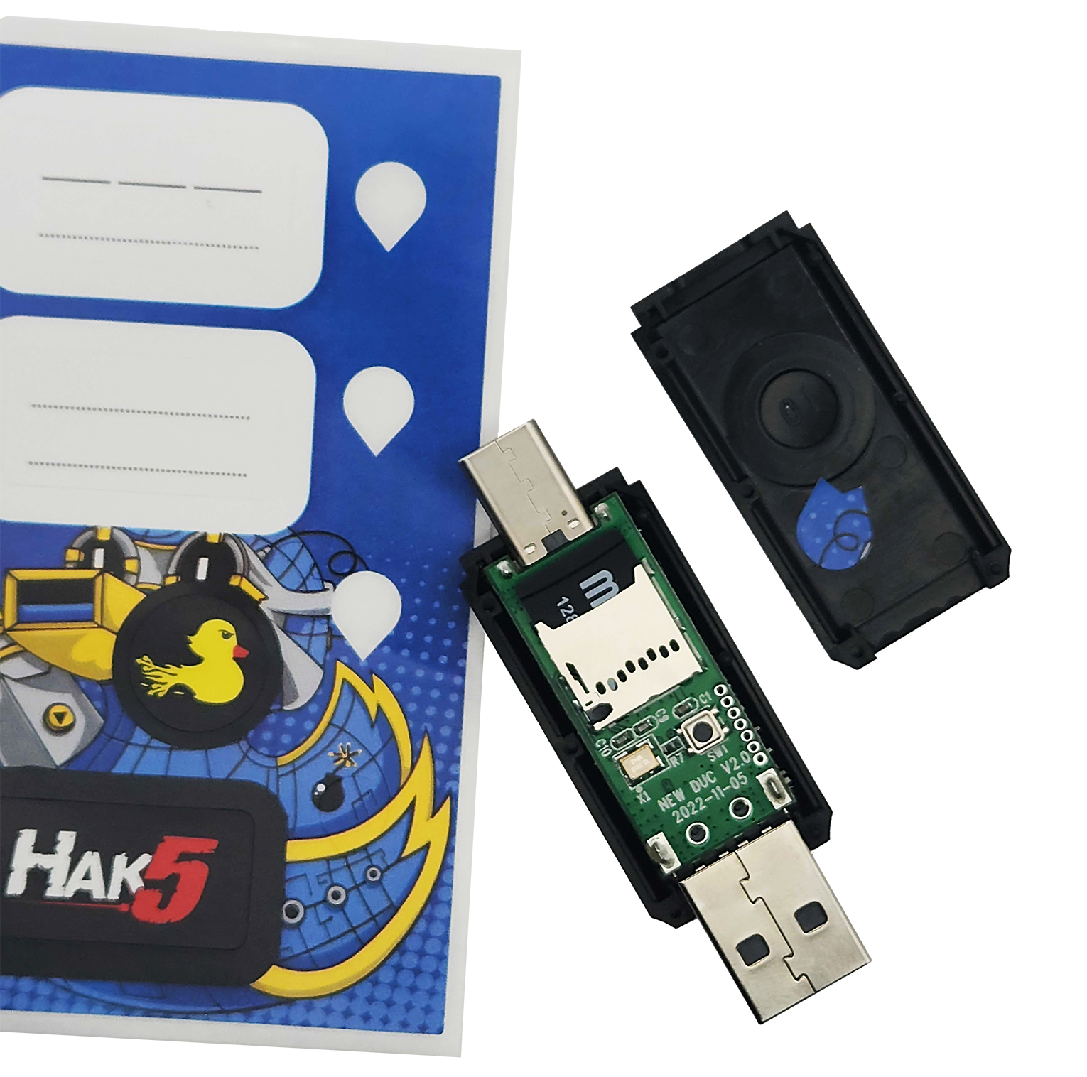 USB Rubber Ducky with sticker mod