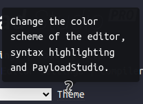 Setting description tool-tip