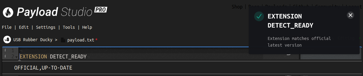 Official Up-to-date Extension