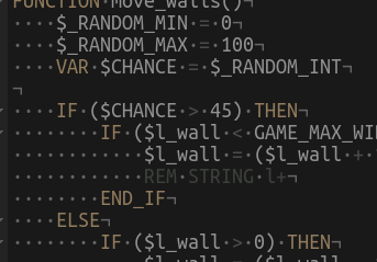 Indentation Guide Disabled