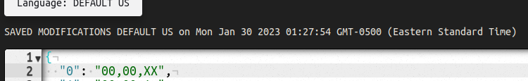 Language File Metadata