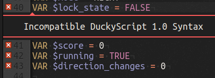 Incompatible DuckyScript 1.0 Syntax Errror annotation