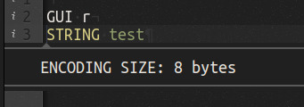 Payload Memory usage annotation