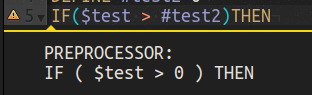 Preprocessor preview annotation