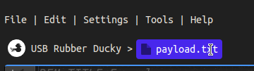 Edit payload name