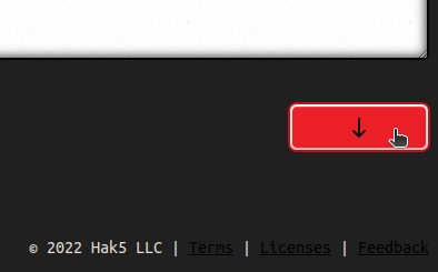 Minimize the console button