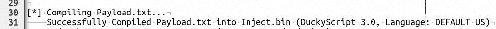 PayloadStudio Compiler Output - Detected DuckyScript Version 3.0