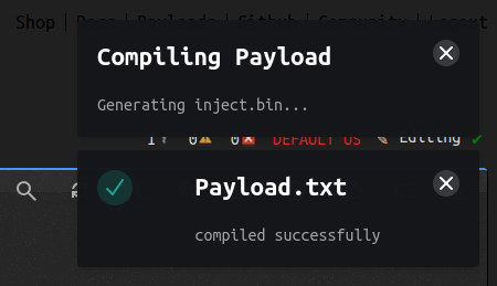 Compiling Notification