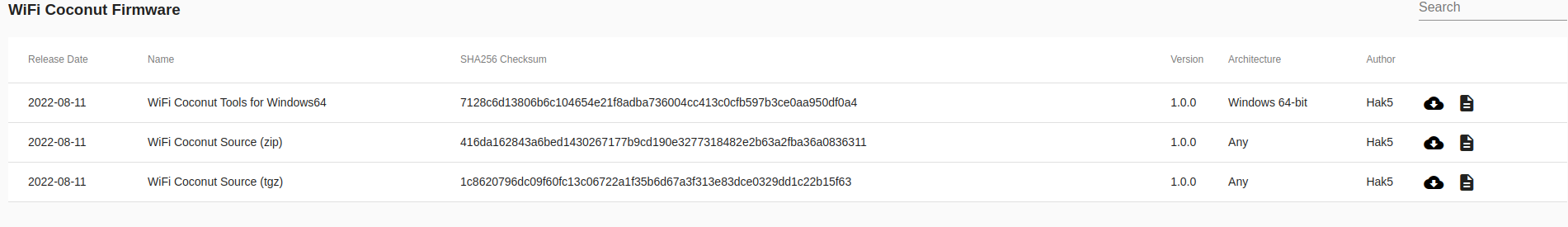 WiFi Coconut downloads