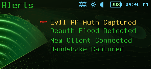 Select the alert category