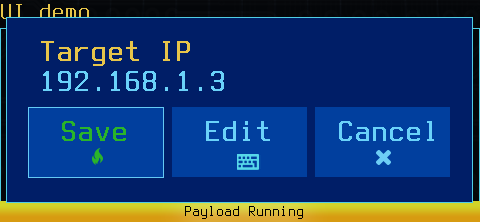 A payload asking for an IP