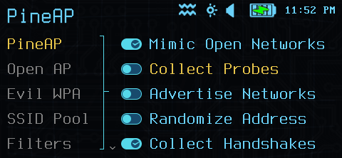 PineAP probe collection