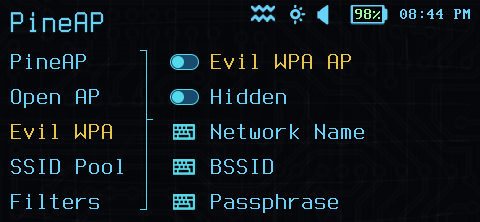 PineAP EvilWPA Configuration