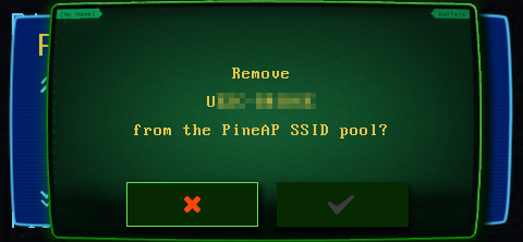 PineAP SSID Pool Editing