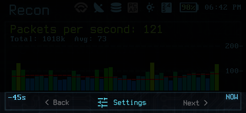 Recon graph controls