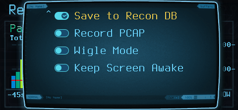 Additional Recon settings