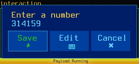 The number picker dialog