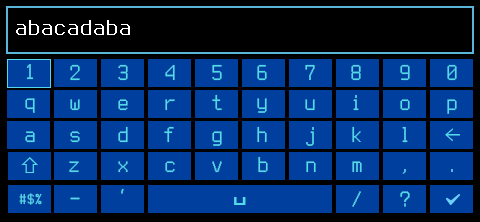 The text picker editor