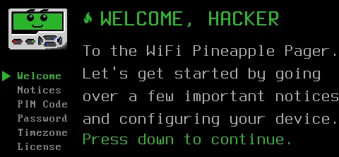 Welcome to the WiFi Pineapple Pager!