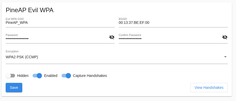 Evil WPA Configuration