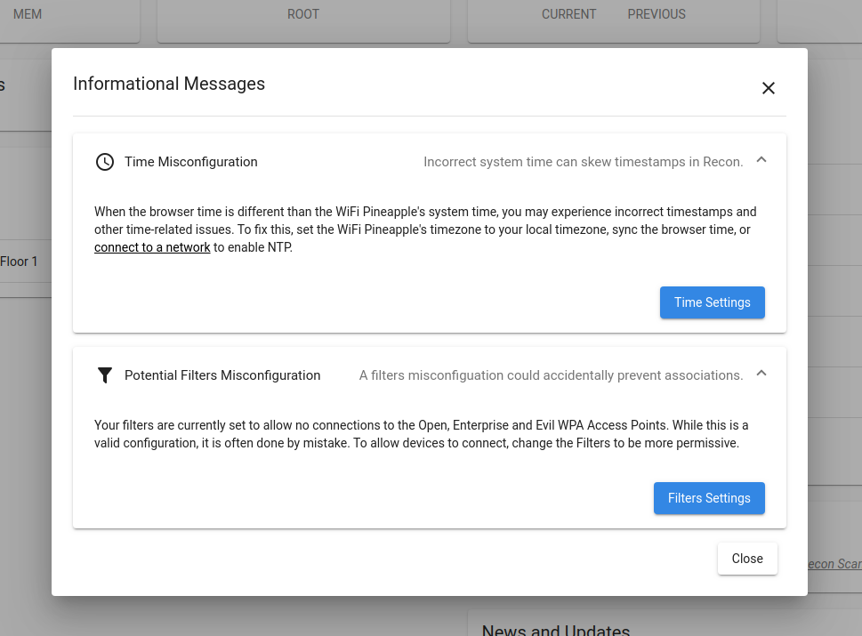 Example misconfigurations